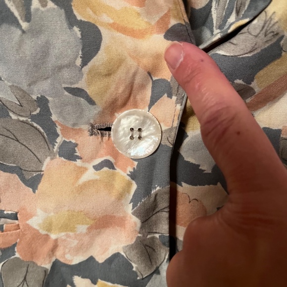 Pendleton Country Sophisticates Floral Blazer Pastel 80’s Vintage - Picture 2 of 8